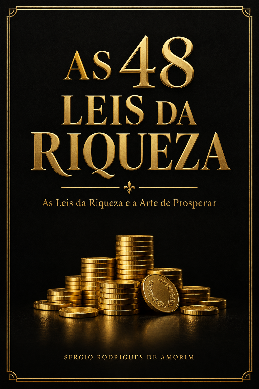 Capa do ebook As 48 Leis da Riqueza, de Sergio Rodrigues de Amorim